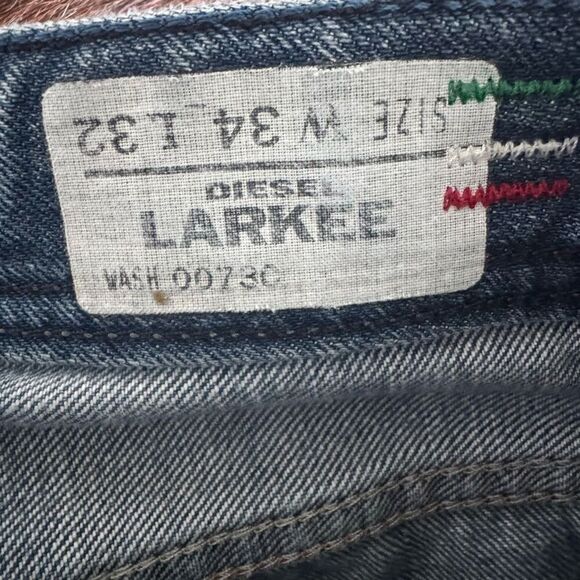 Y2K Diesel Larkee Button Fly Jeans Mens - Picture 4 of 6